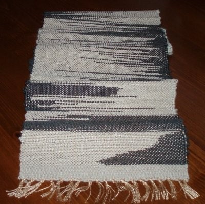 Table Runner......Saori Hand Woven  -