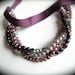 Ribbon and Pearl multi-strand necklace, earring, bracelet sets - perfect for bridesmaids