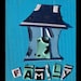 License Plate Art - Beach One Fish Two Fish Red Fish - Nautical Awesome Blue Recycled Art Company - Salvaged Wood - Upcycled Artwork