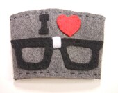 I love nerds coffee sleeve