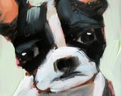 boston terrier open edition print by angela moulton 6 x 6 inch