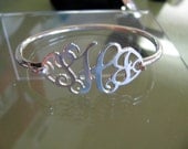 Cut-Out Monogram Bracelet
