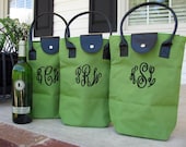 Personalized Wine Tote