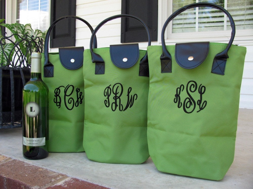 Personalized Wine Tote