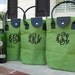 Set of 6 Personalized Wine Totes