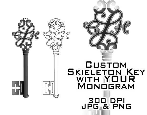 skeleton key clipart graphics - photo #46