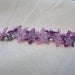 Purples and Pinks Acrylic Flower Charm Bracelet