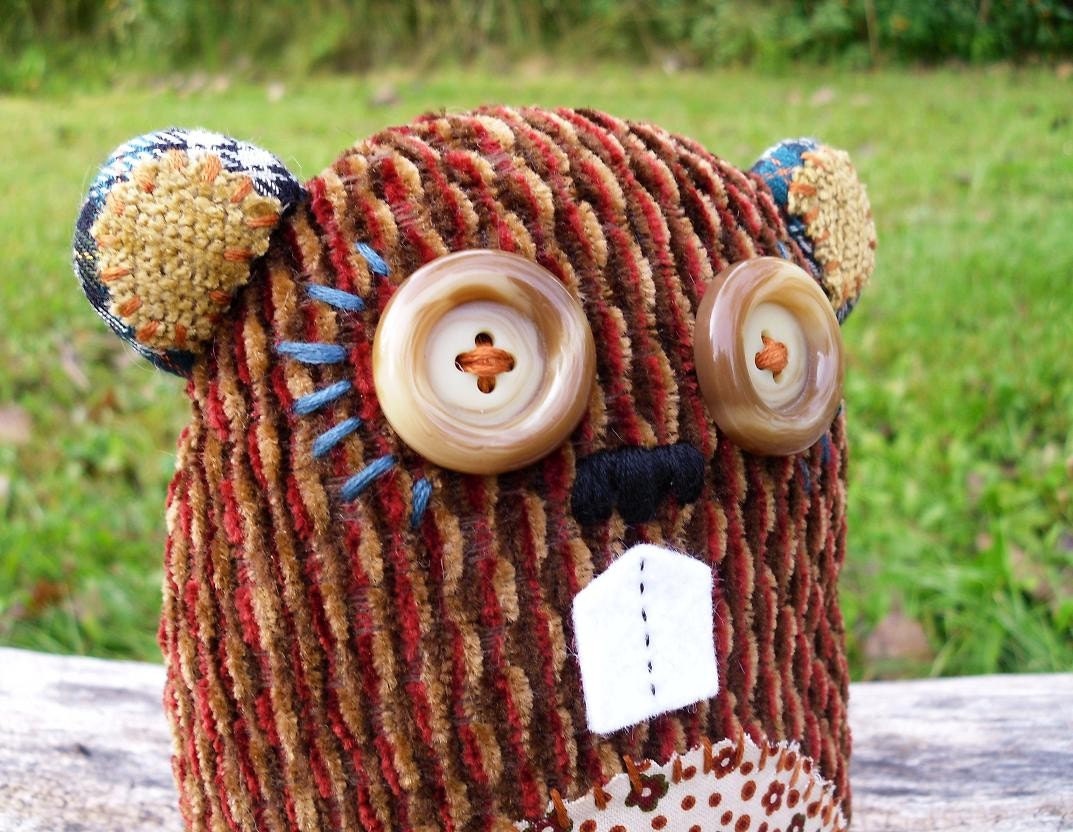 Handsewn Plush Beaver, Softie Beaver, Stuffie Beaver - Margot Mae