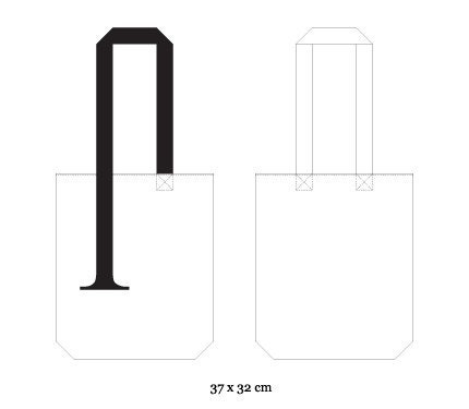 Serif Tote Bag