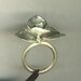 Ring, massively silver 925, petal
