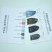 Ink/Silk Necktie Swatch Card
