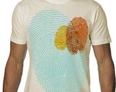 FINGERPRINT Tshirt Graphic Crime Tee MENS Shirt