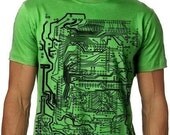 Circuit Board Tshirt Computer Geek Tee MENS Shirt