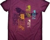 Finches Tshirt Darwin Evolution Naturalist WOMENS Shirt