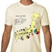 Japanese Map T-shirt Graphic Industry Tee MENS Shirt
