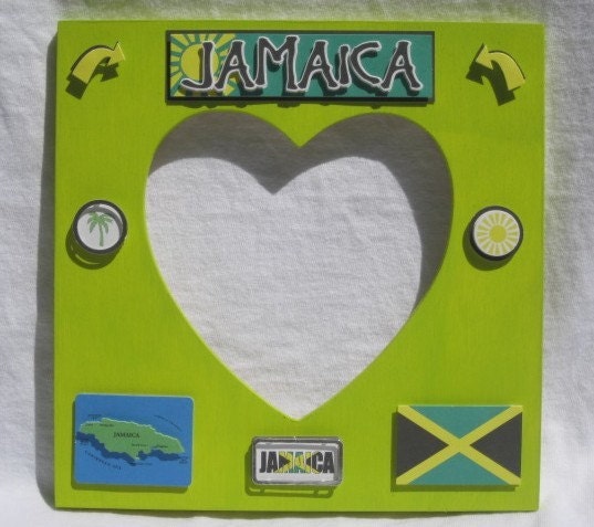 Jamaica Picture Photo Frame Tropical Beach