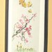 Original Korean Watercolor Vintage Framed