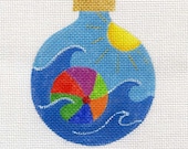 Beach Ball Needlepoint Ornament - Jody Designs         B117  Beach ball