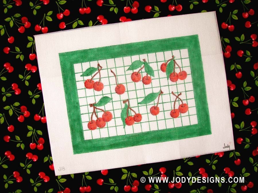 Cherry Needlepoint - Jody Designs