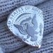 Custom Coin Guitar Pick - Handmade with a 2004 - Kennedy Silver Half Dollar Proof