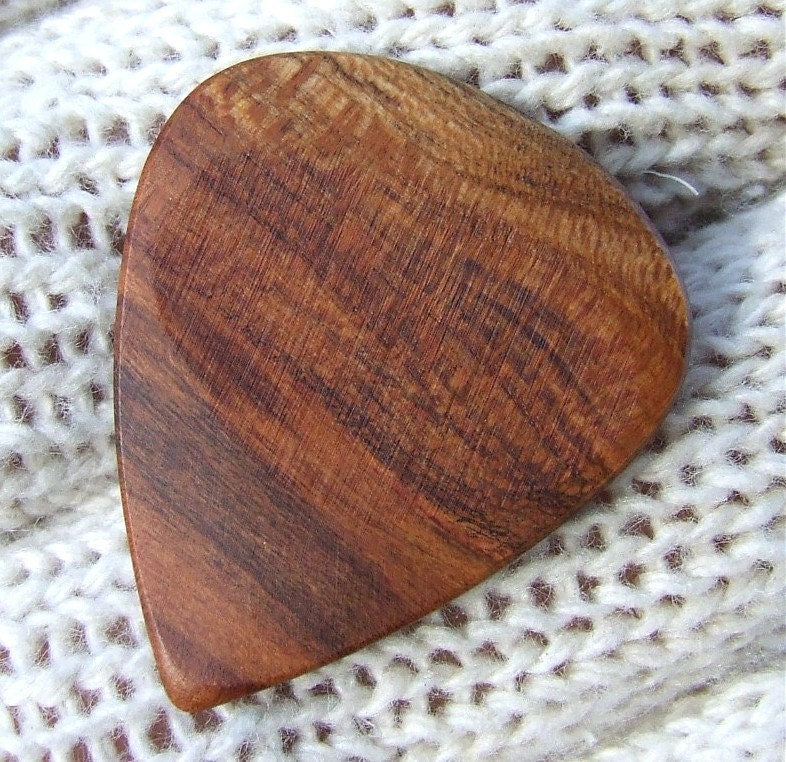 Wood Guitar Pick - California Apricot Wood Handmade Premium Guitar Pick