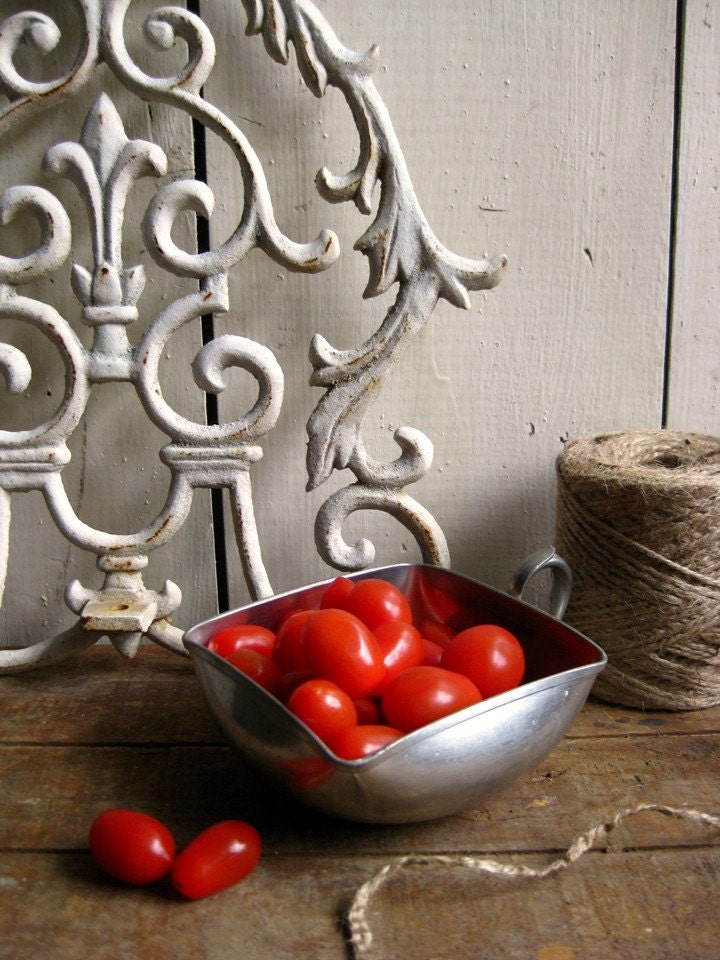 Square Pewter Bowl