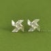Tiny Pinwheel (windmill) Earrings 0.25 inches