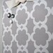 Fabric Magnet Board (12" x 12") Tarika in Neutral