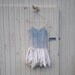 fairy costume / halloween / romantic dress / upcylced dress / Funky Eco Tattered Fairy Woodland Pixie Mini Dress / eco T-Shirt Dress