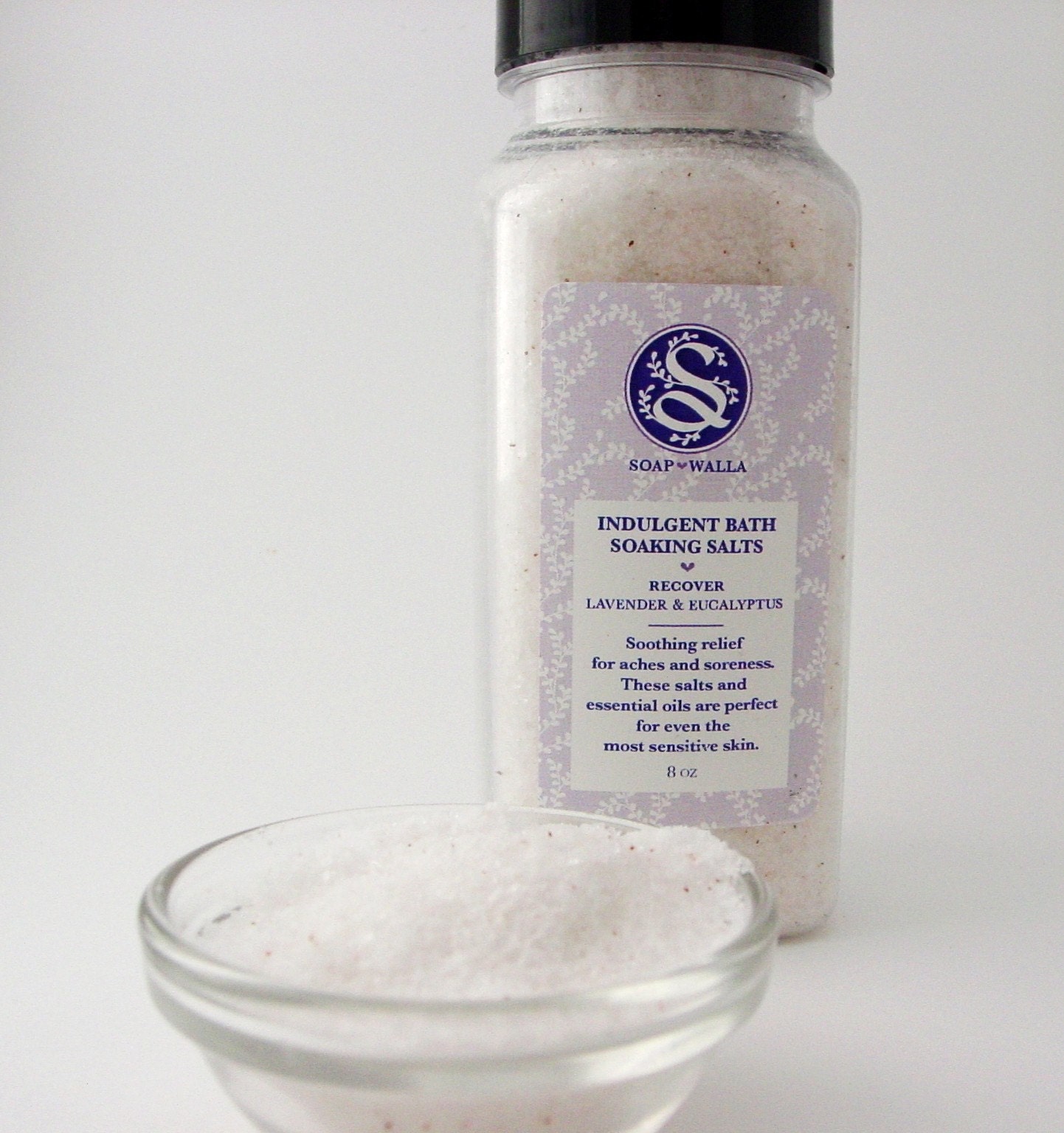 Indulgent Bath Soaking Salts -- Recover (lavender and eucalyptus)