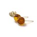 Dominican amber earrings post earrings studs minimalist style jewelry simple clean jewelry