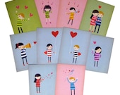 SALE - Love & Hearts Postcard Collection Set