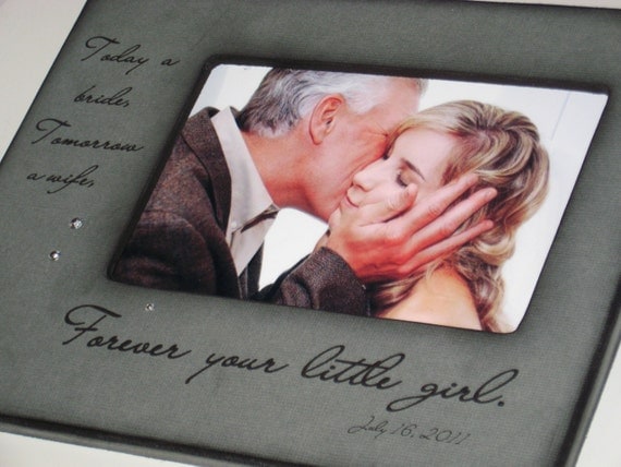 For my Father on my Wedding Day - Personalized Photo Frame - Gift from ...