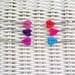 Button Bobby Pins - Hearts, Pink, Purple, Teal, Red, Magenta - SALE