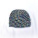 Newborn Beanie Crocheted , Variegated, Photo Prop, Shower Gift