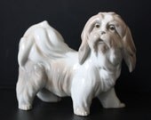 Lladro Dog Figurine Retired Mostachos Lhaso Apso Item 01004692 Alias 4692G 1969-1981 FREE SHIPPING
