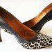 Ladies shoes Pony Hair Stilettos 1960s William Allen Originals D.C. Size 6 Vintage