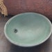 Parrish Dough Bowl - Wooden - Small Painted Deep Teal - Out of Round