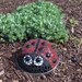 Art Glass Lady Bug Garden Art Mosaic