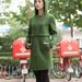 Green comfortable wool hoodie coat(more colour and size choice)
