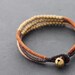 Three Colors Earth Tone Woven Bracelet