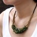 Peridot Beaded Chunky Necklace