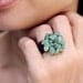 Jade Knitted Ring