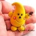 JANUARY Birthstone PARKER - Polymer Clay Character with Swarovski Garnet Gemstone