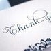 Simple and Elegant Thank You cards by KBatty - Set of 10