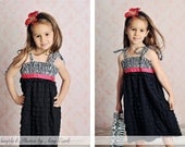 The Easy Ruffle Dress - PDF Sewing Pattern - Girls 9m-8 (Requires Ruffle Fabric)