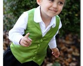 Vest Sewing Pattern - Boy & Baby PDF Tutorial, Reversible, Sizes 3m-7
