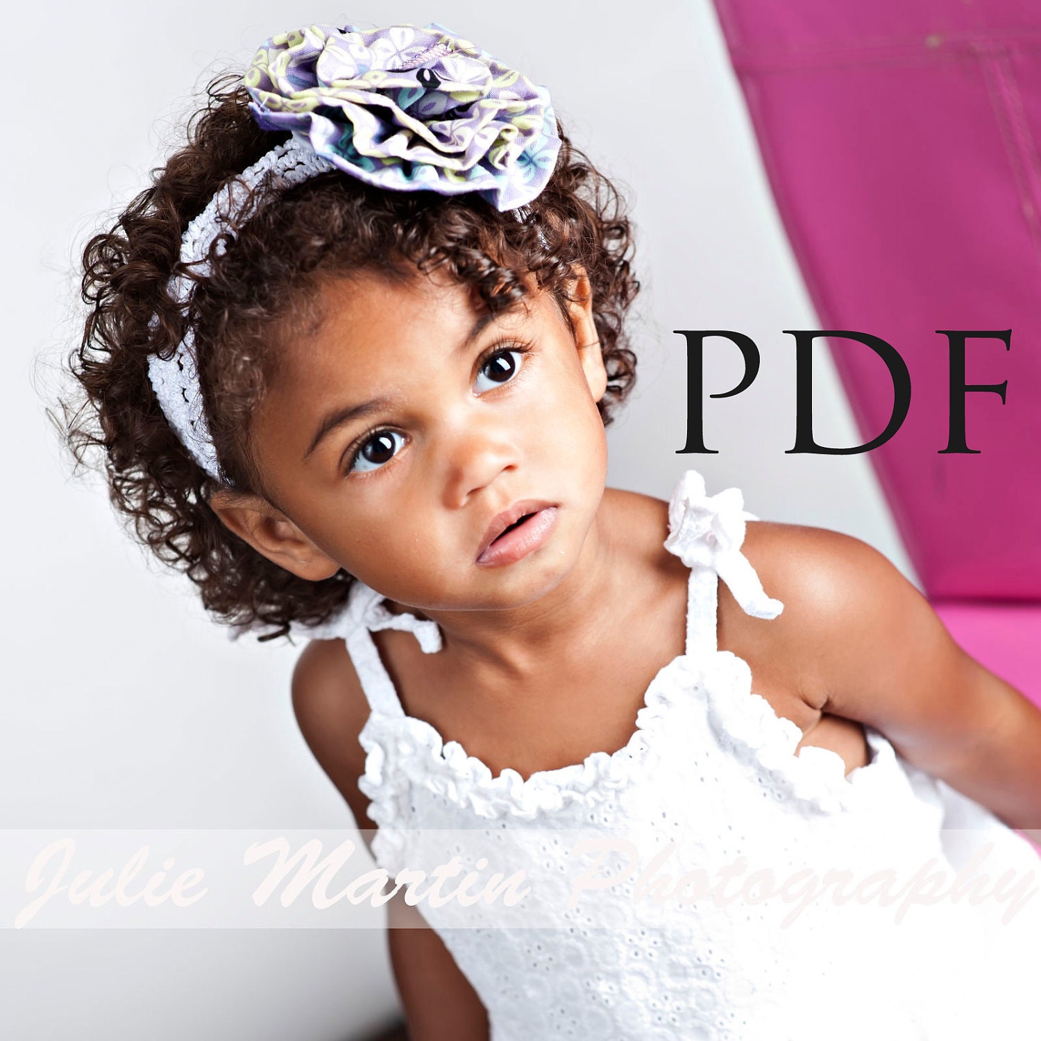 Girls Hair Accessory, Fabric Flower Tutorial, Carnation PDF Instructions