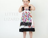 Dress SEWING PATTERN, Girls and Dolls, Apron Knot Style