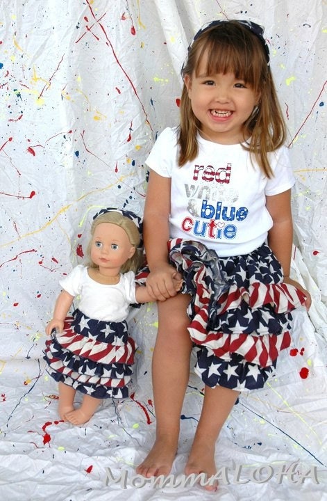 Ruffle Skirt Sewing Tutorial- PDF Tutorial for your daughters and their dolls